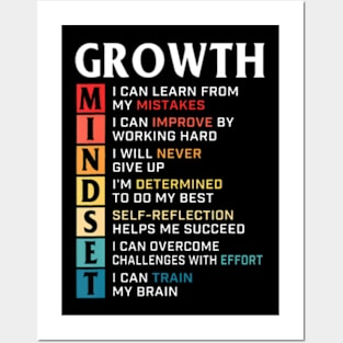 Growth Mindset Definition Motivational Quote Inspiration Posters and Art